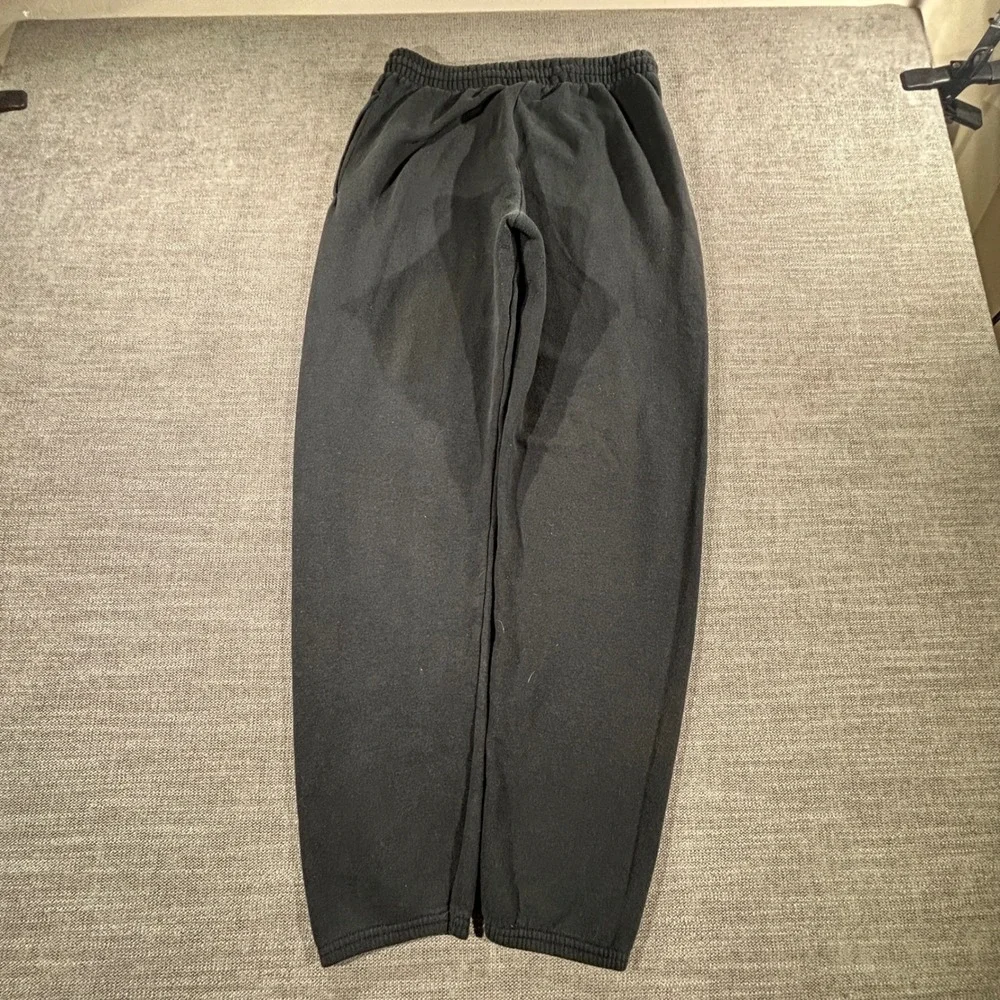 Fruit of the Loom Sweatpants Unisex Medium Black Good Elastic Waist Fleece
